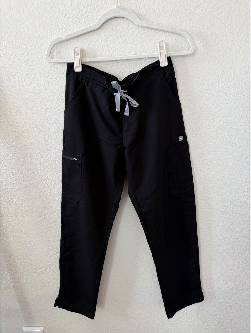 FIGS Black Zamora jogger Scrub Pants S/P Technical Collection